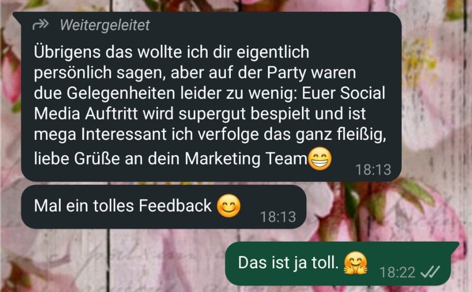 Kundenzitat Lebensmittelhersteller